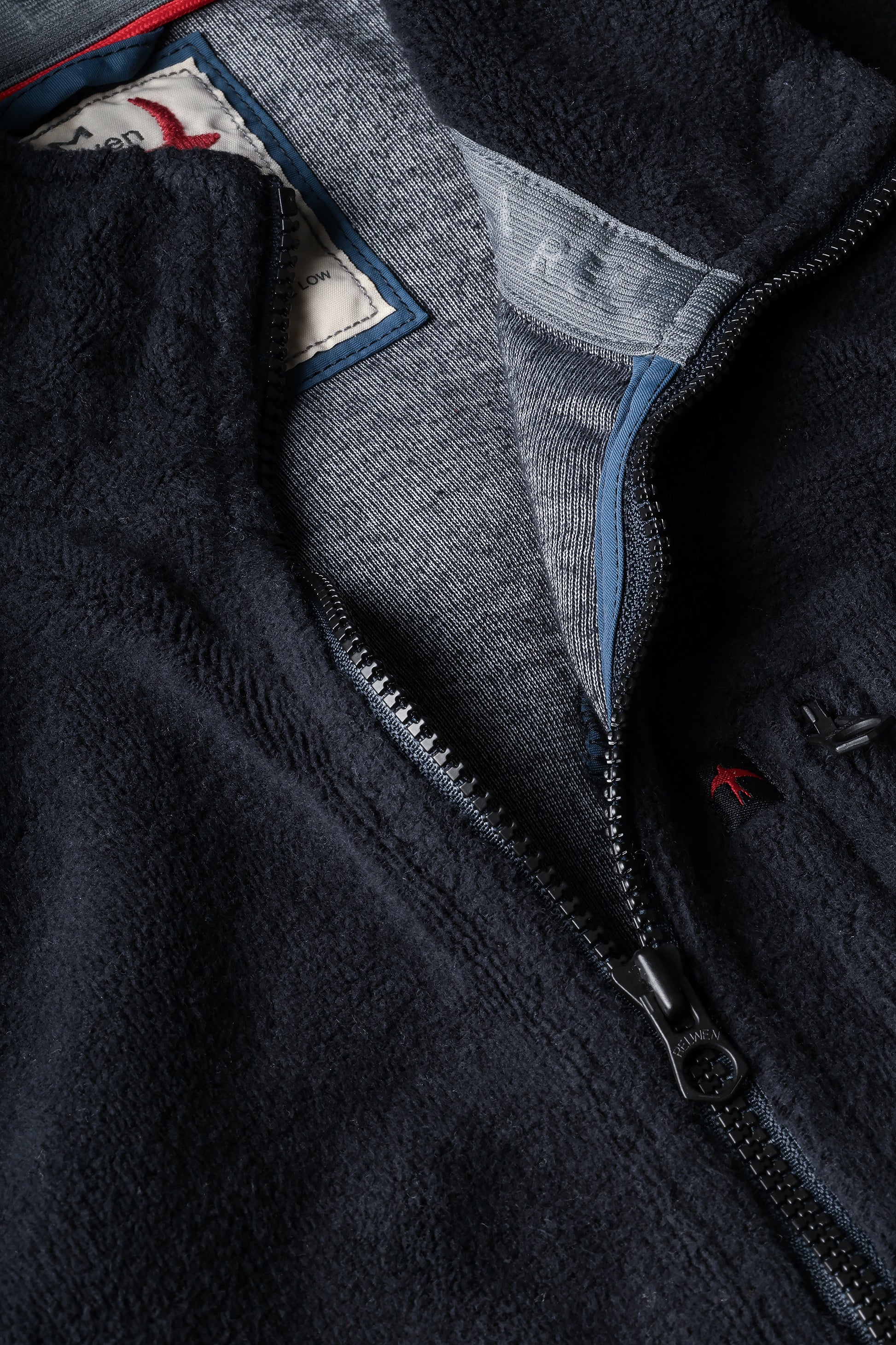 Sheared Fleece Half-Zip - Dark Navy - DUNE + SALT