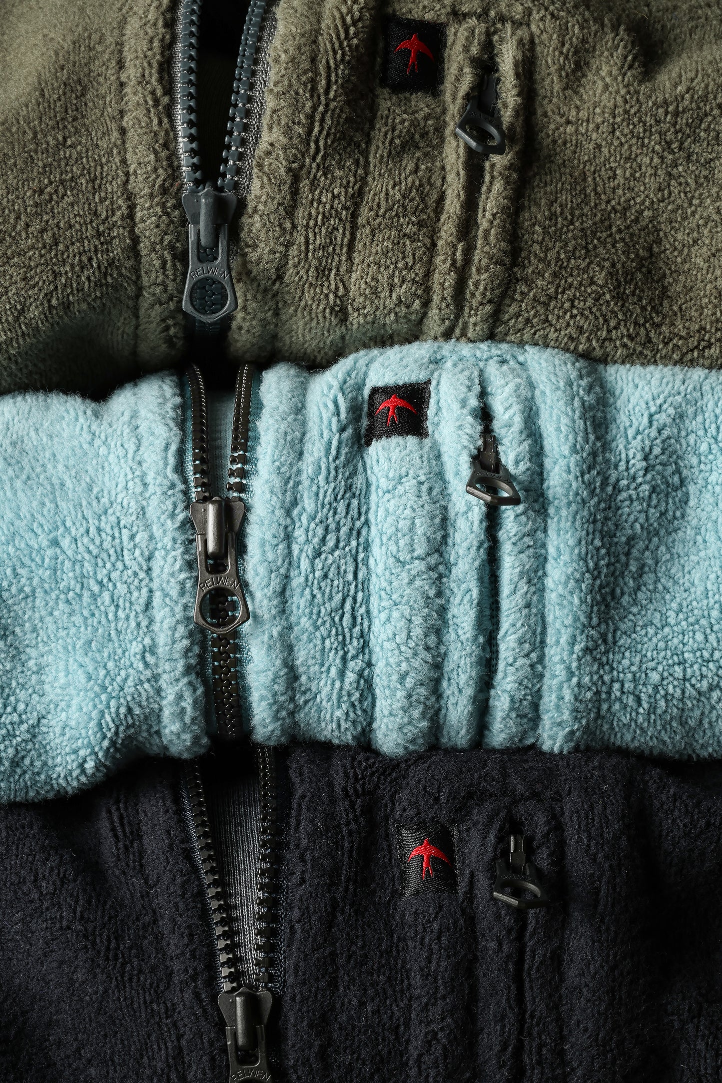 Sheared Fleece Half-Zip - Dark Navy - DUNE + SALT