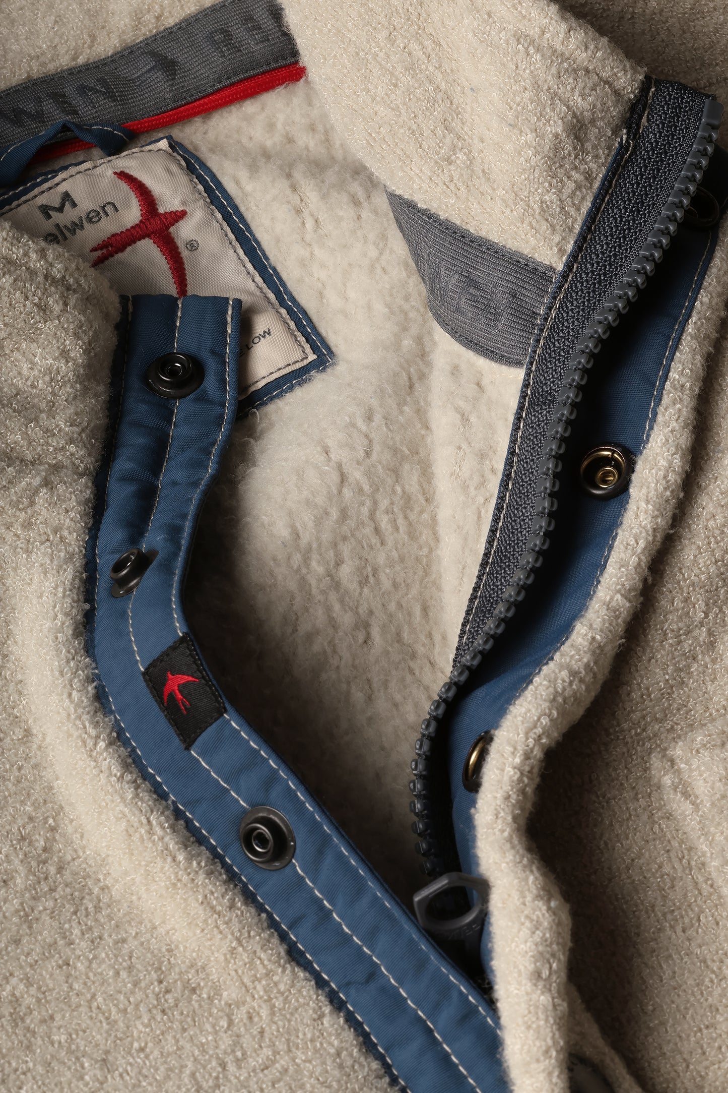 Terry Snap-Zip Mock - Biscuit - DUNE + SALT