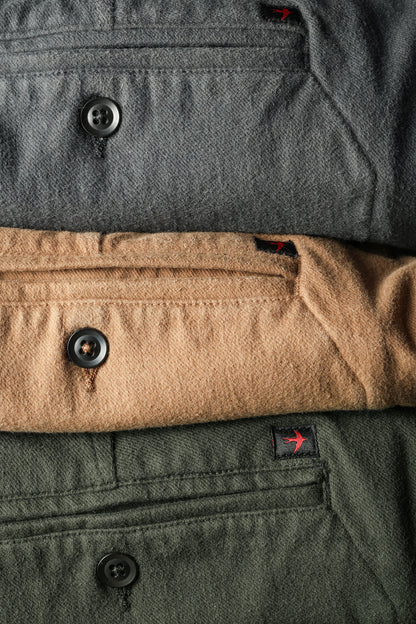 Moleskin Chino - Char Loden