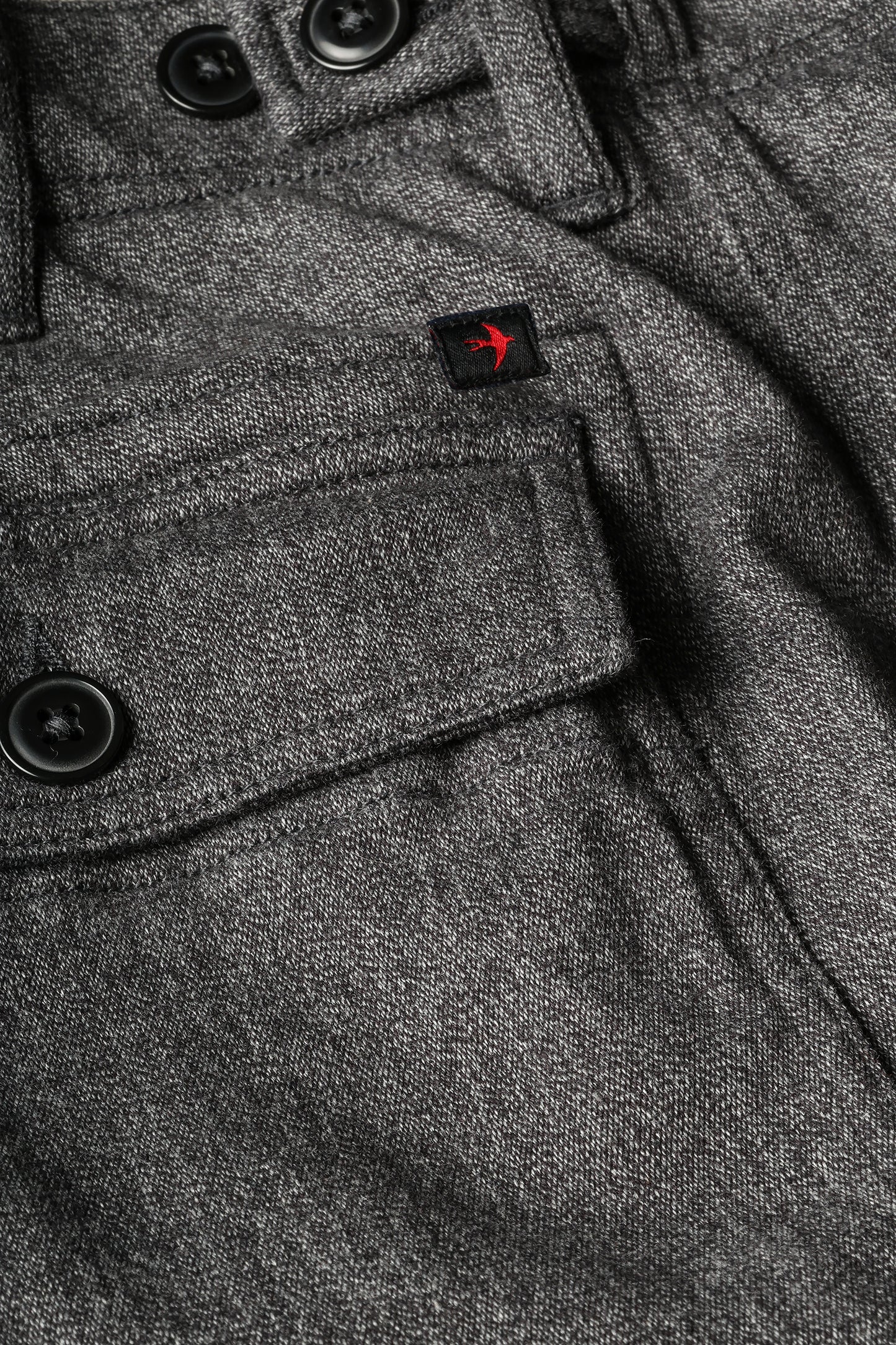 Ltd Supply Pant - Charcoal Covert - DUNE + SALT