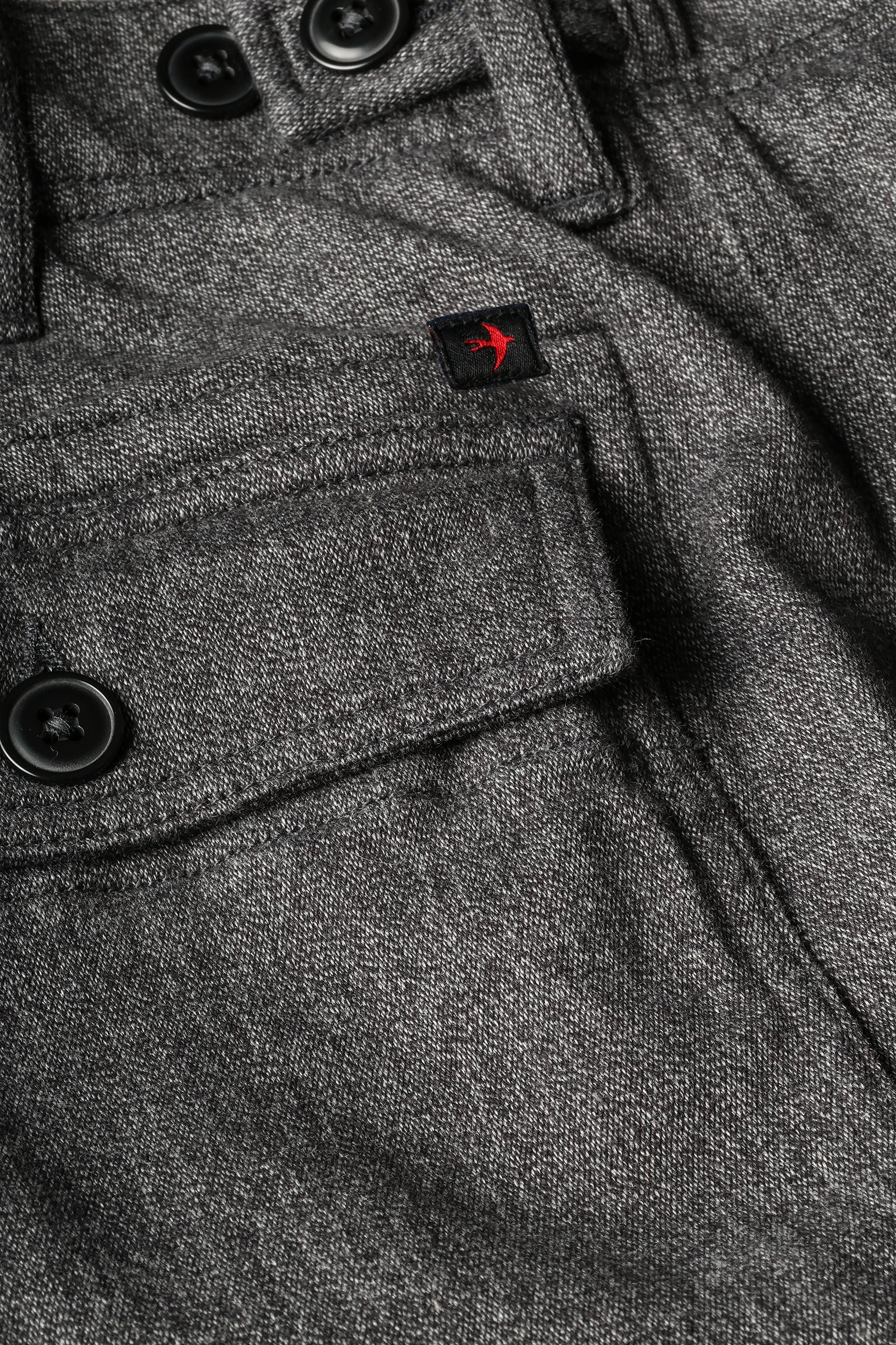 Ltd Supply Pant - Charcoal Covert - DUNE + SALT