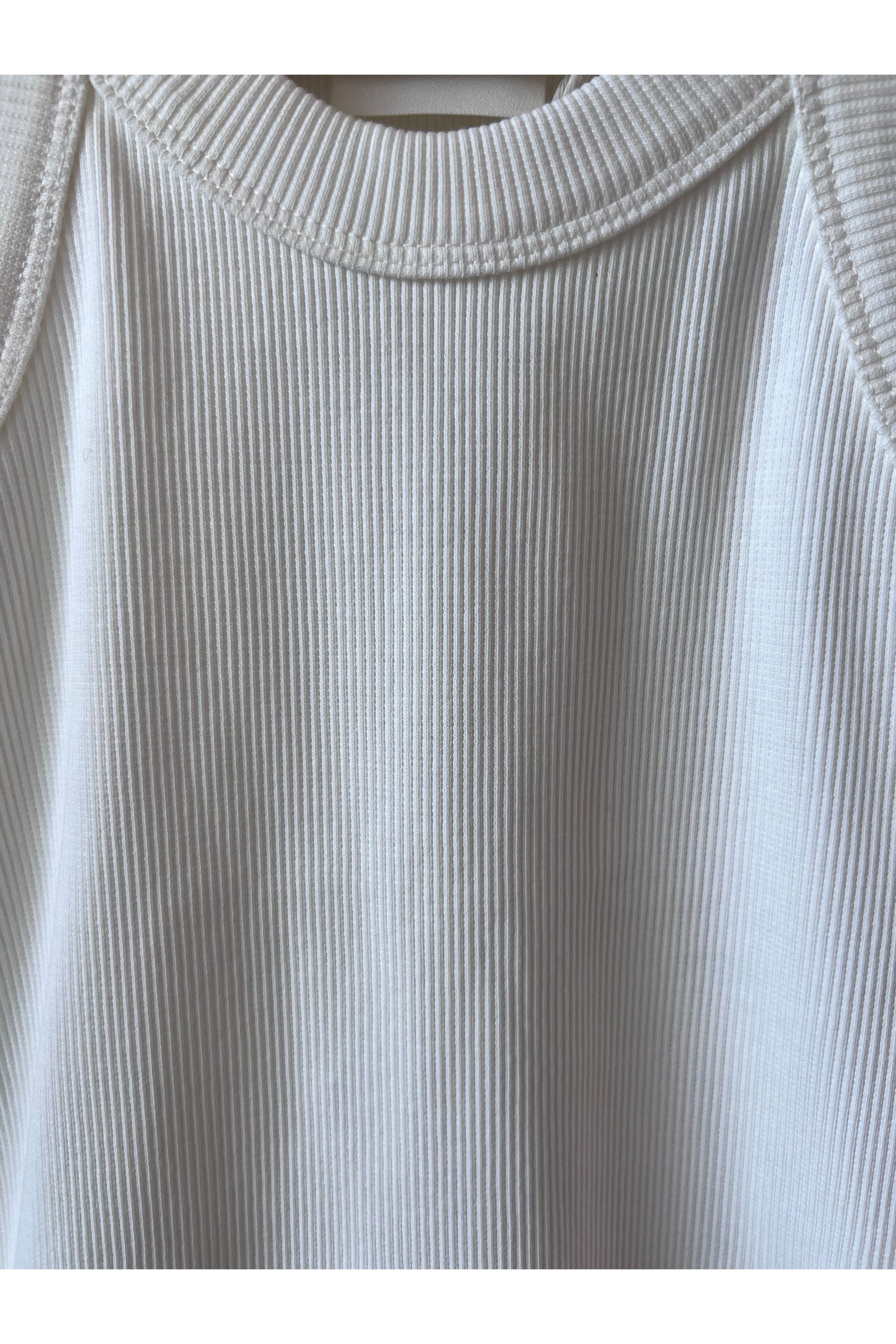 Cropped Racer Top - Ivory - DUNE + SALT