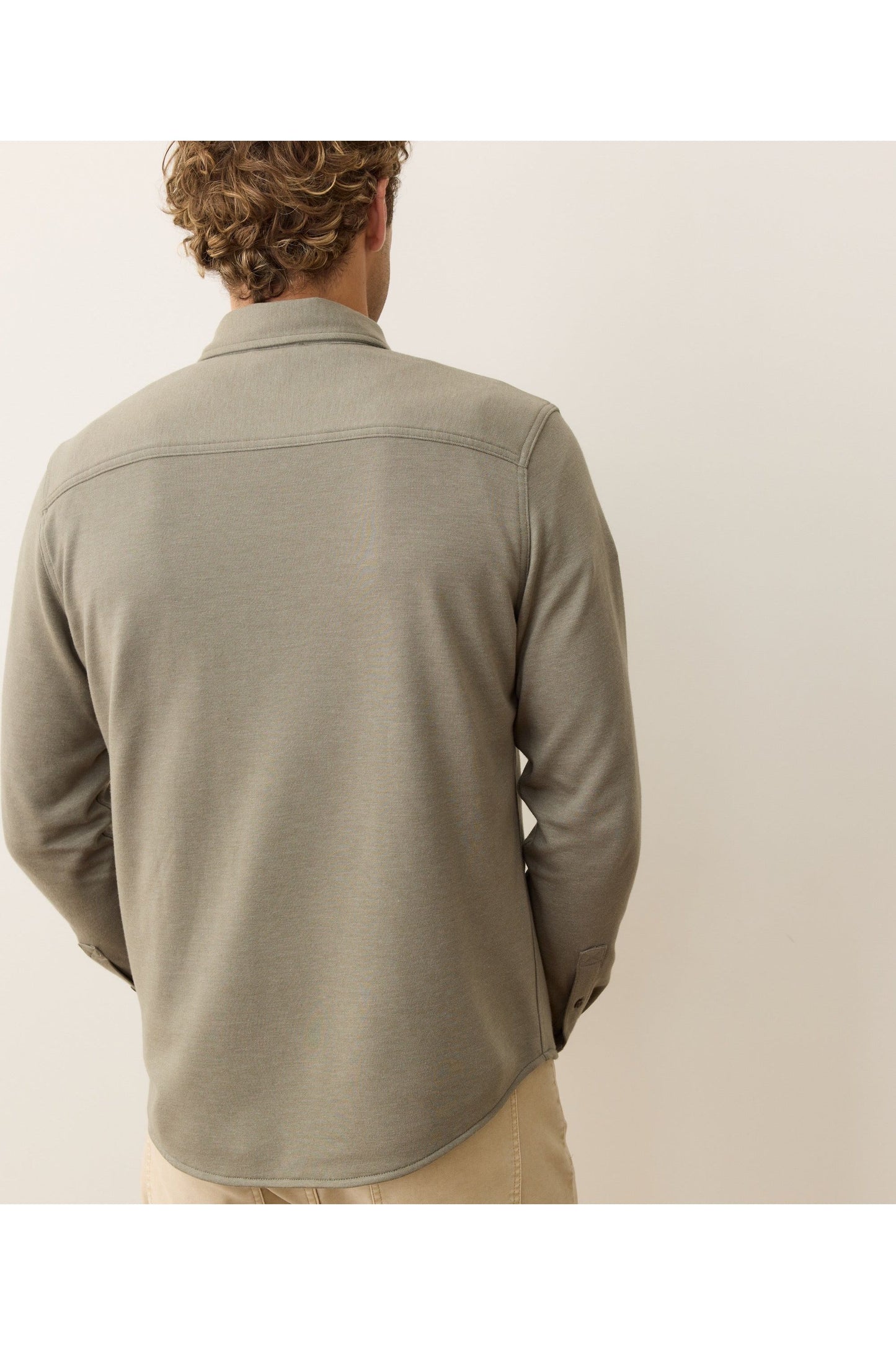 Pacifica Stretch Twill Shirt - Vetiver - DUNE + SALT
