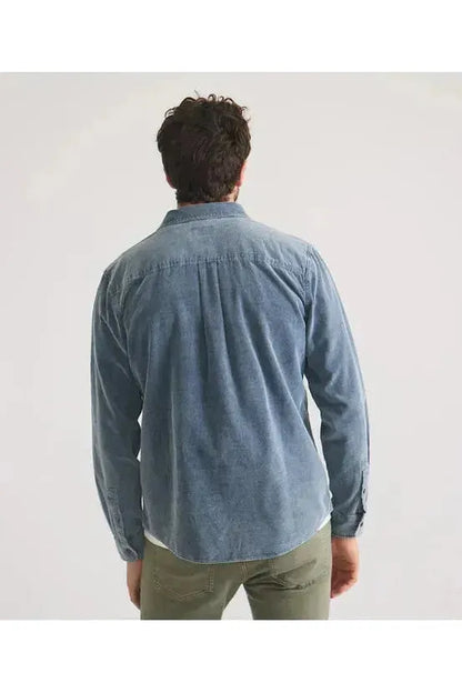 Lightweight Corduroy Shirt - Indigo - DUNE + SALT