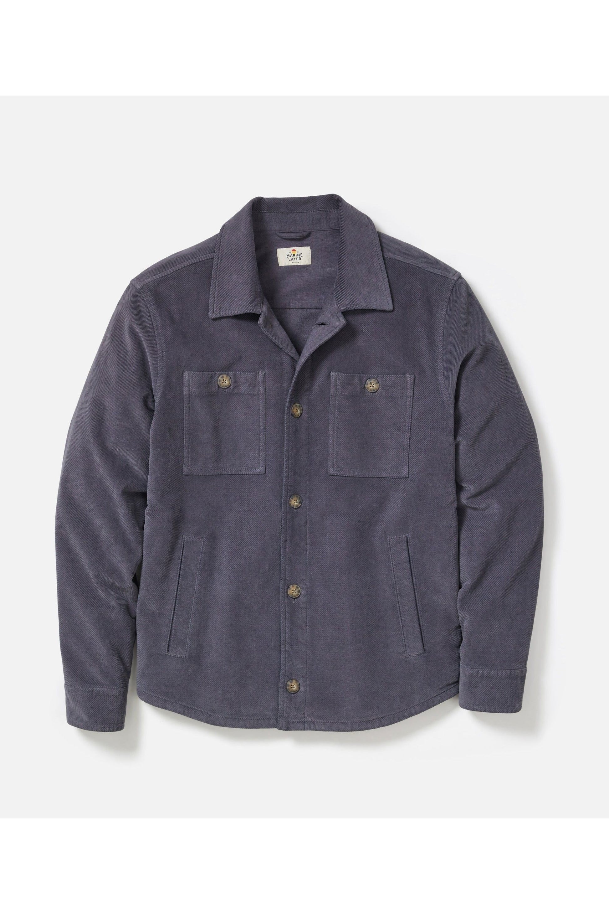 Max Moleskin Overshirt - Mood Indigo - DUNE + SALT