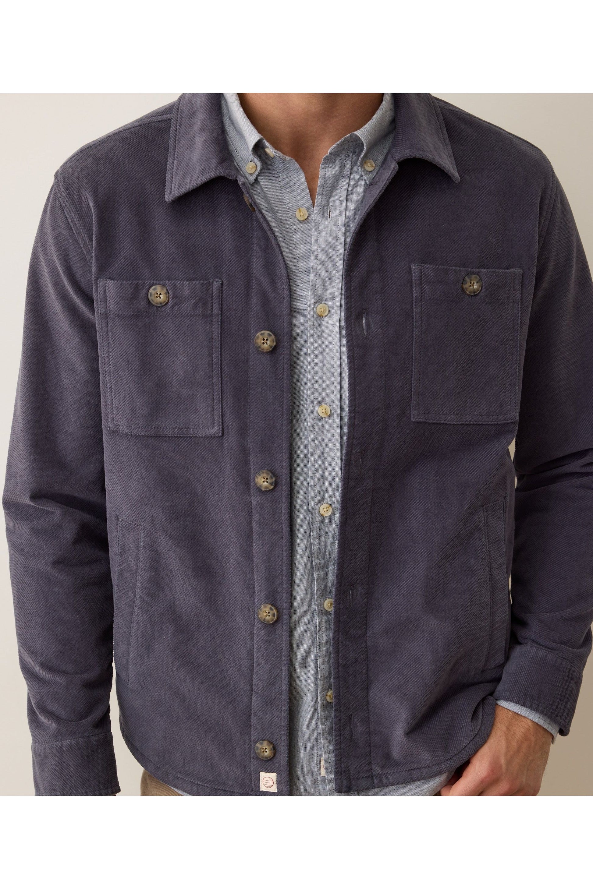 Max Moleskin Overshirt - Mood Indigo - DUNE + SALT