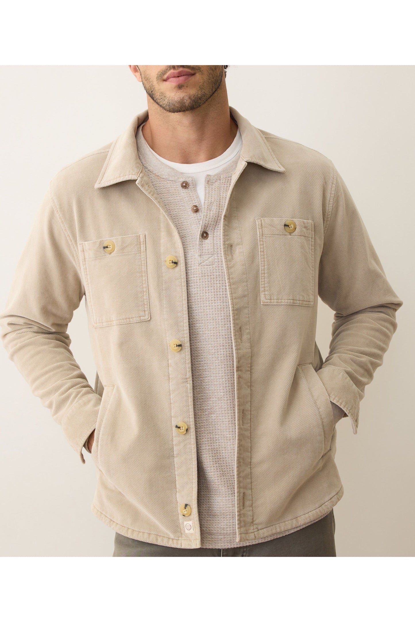 Max Moleskin Overshirt - Taupe - DUNE + SALT