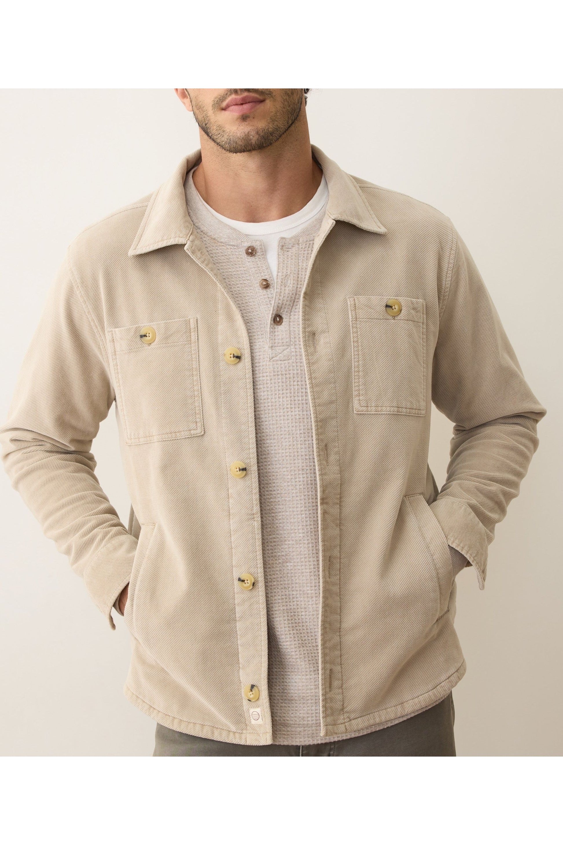 Max Moleskin Overshirt - Taupe - DUNE + SALT