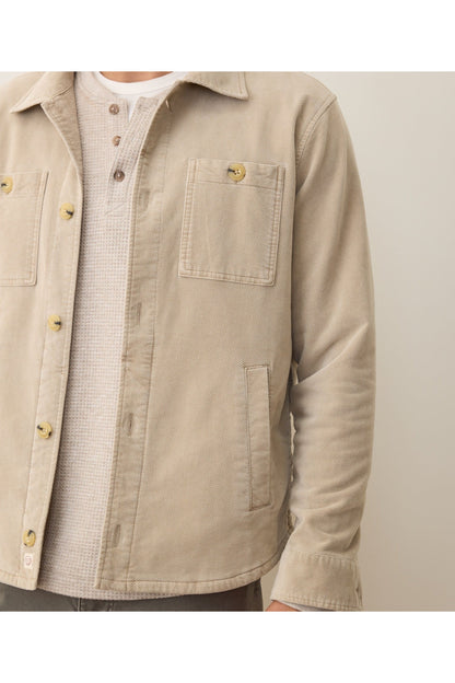 Max Moleskin Overshirt - Taupe - DUNE + SALT