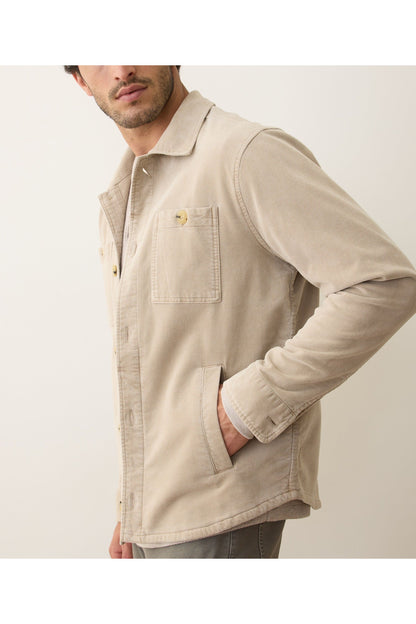 Max Moleskin Overshirt - Taupe - DUNE + SALT