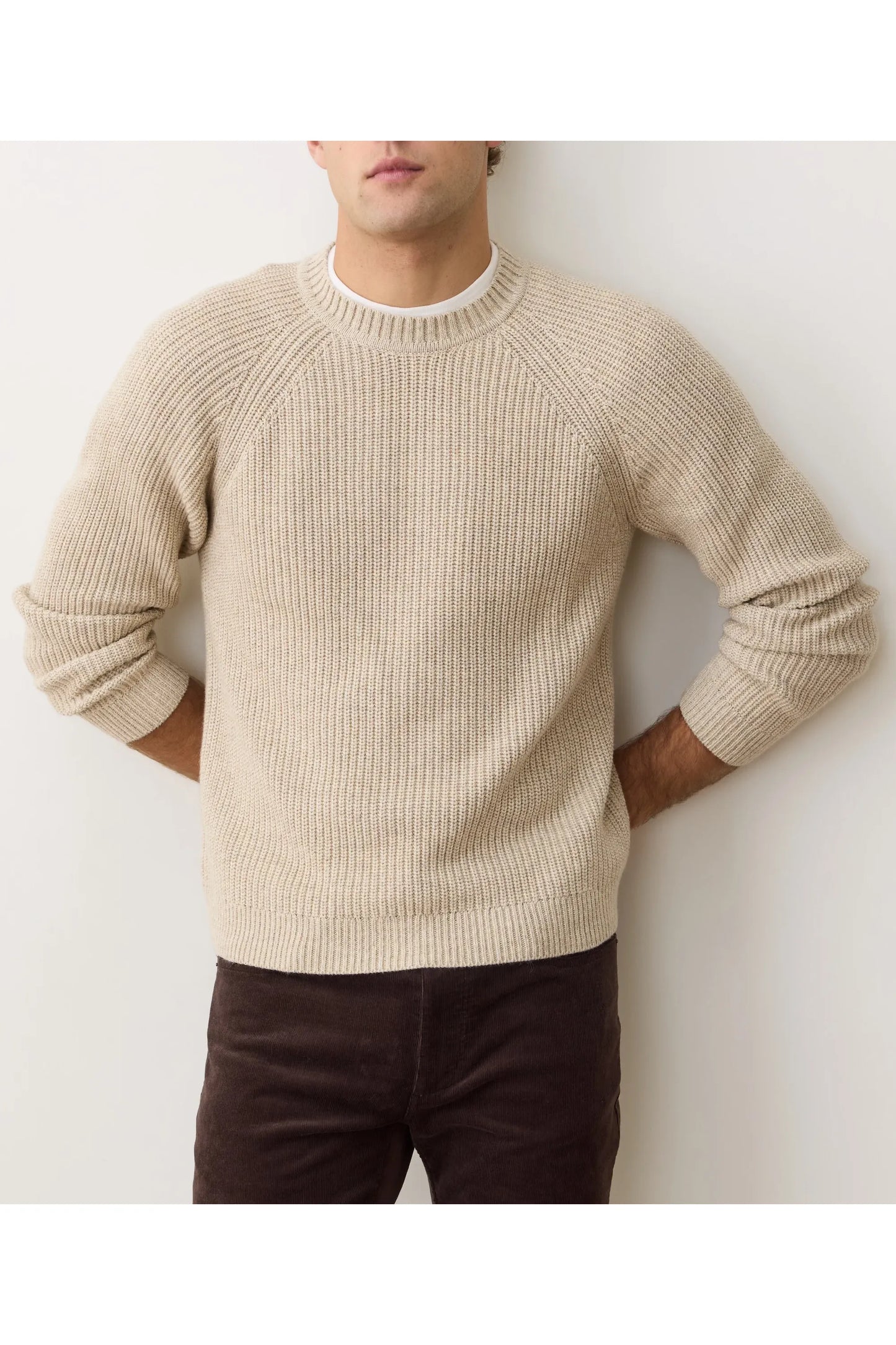 Inverness Sweater Crew - Oatmeal - DUNE + SALT