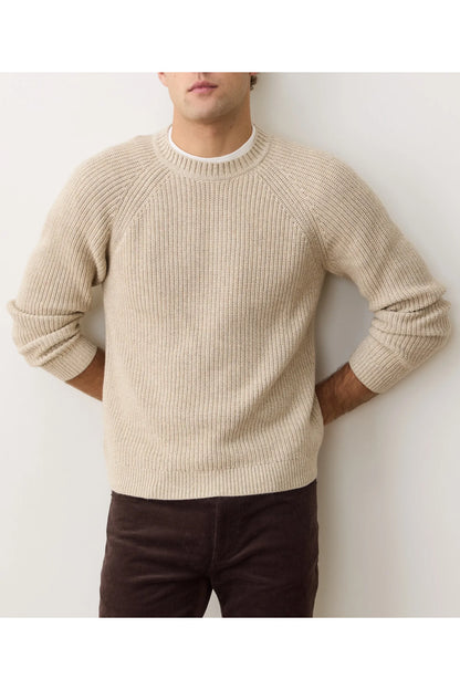 Inverness Sweater Crew - Oatmeal - DUNE + SALT