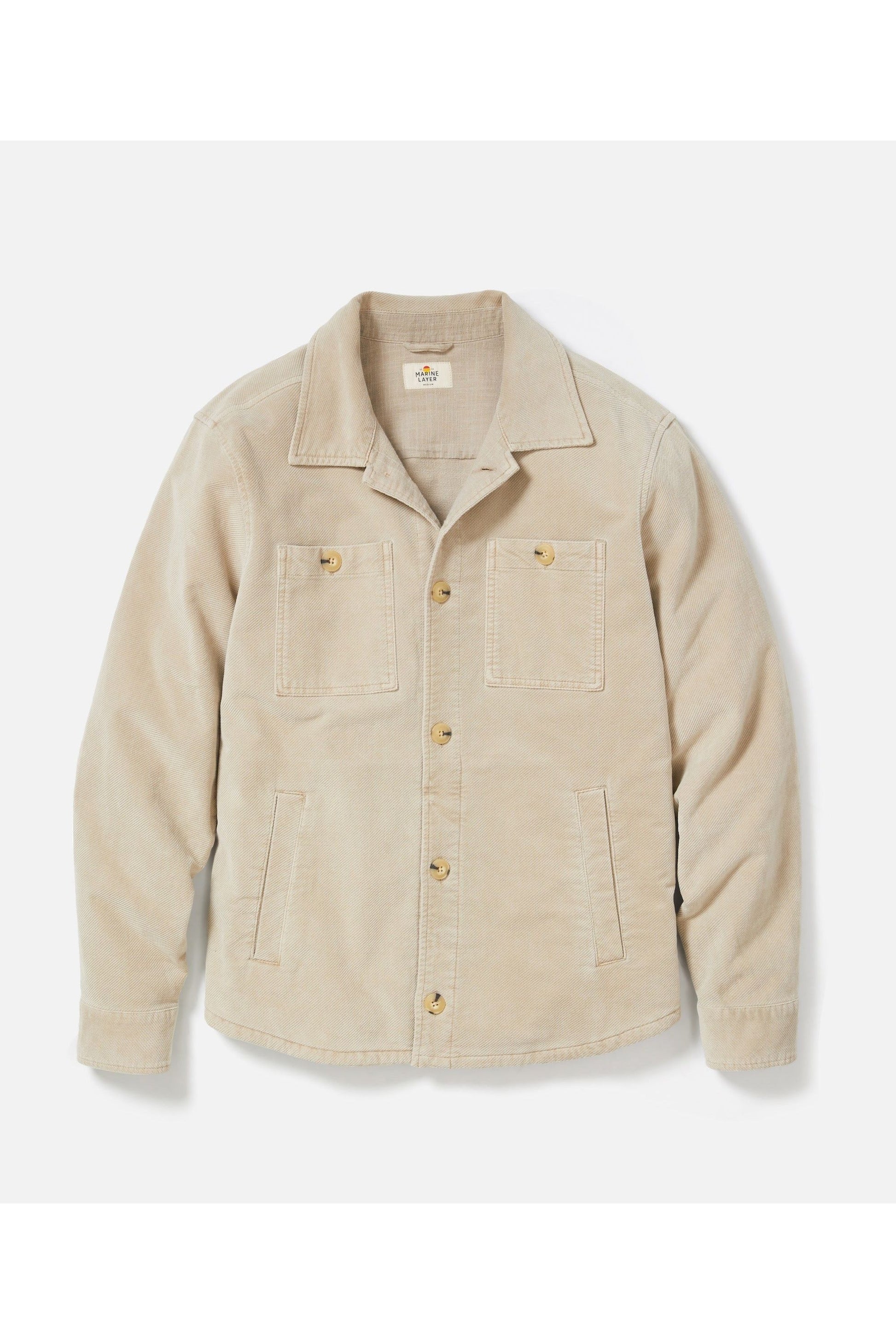 Max Moleskin Overshirt - Taupe - DUNE + SALT