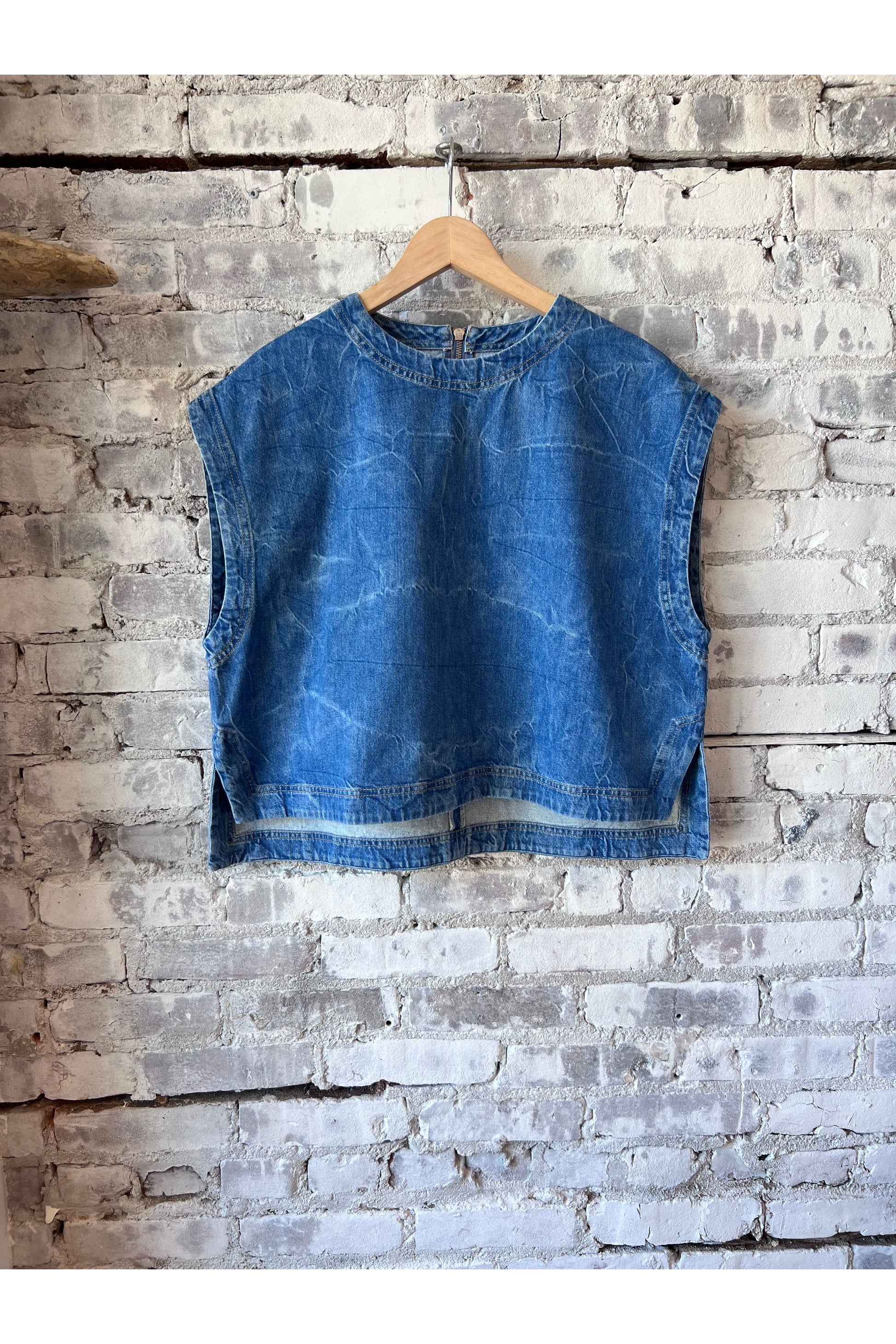Denim Top - Mid Blue - DUNE + SALT