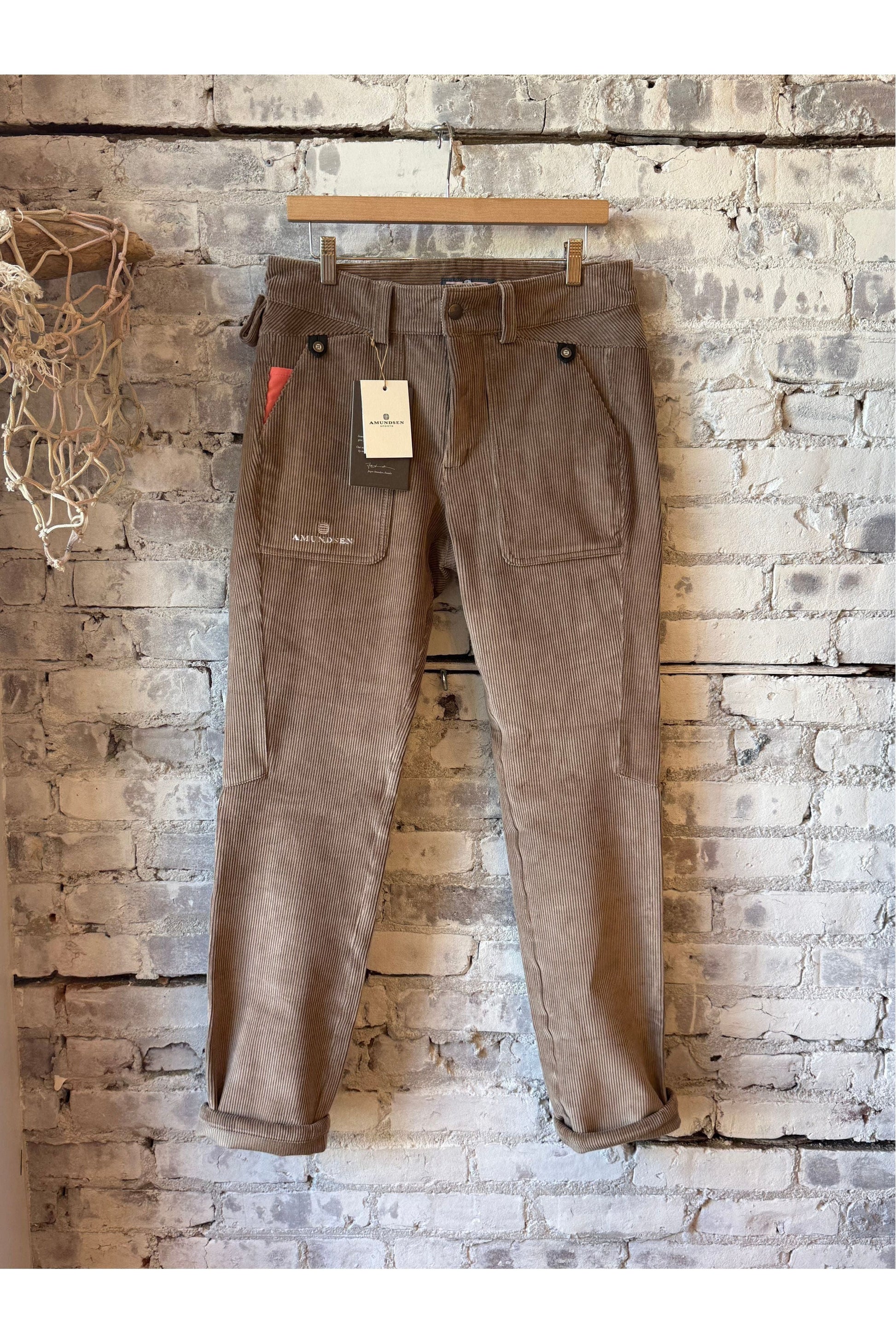 Men's FjordCord 8-Wale Corduroy Slacks - Dark Desert - DUNE + SALT