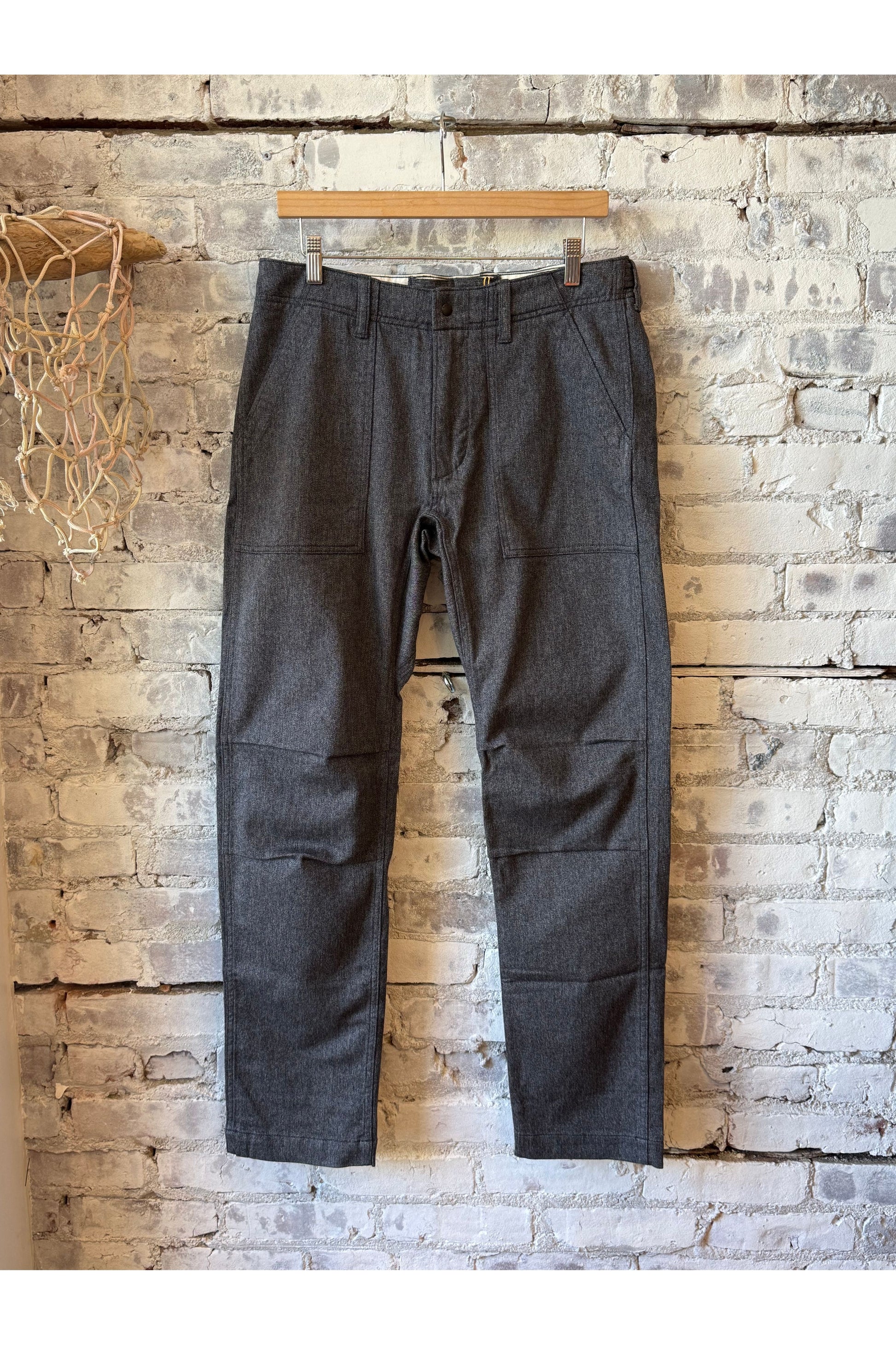 Ltd Supply Pant - Charcoal Covert - DUNE + SALT