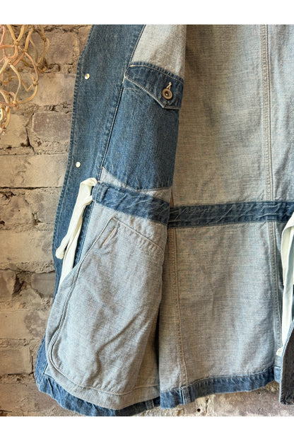 11 oz CO/LI Denim Coverall Jacket - Blue - DUNE + SALT