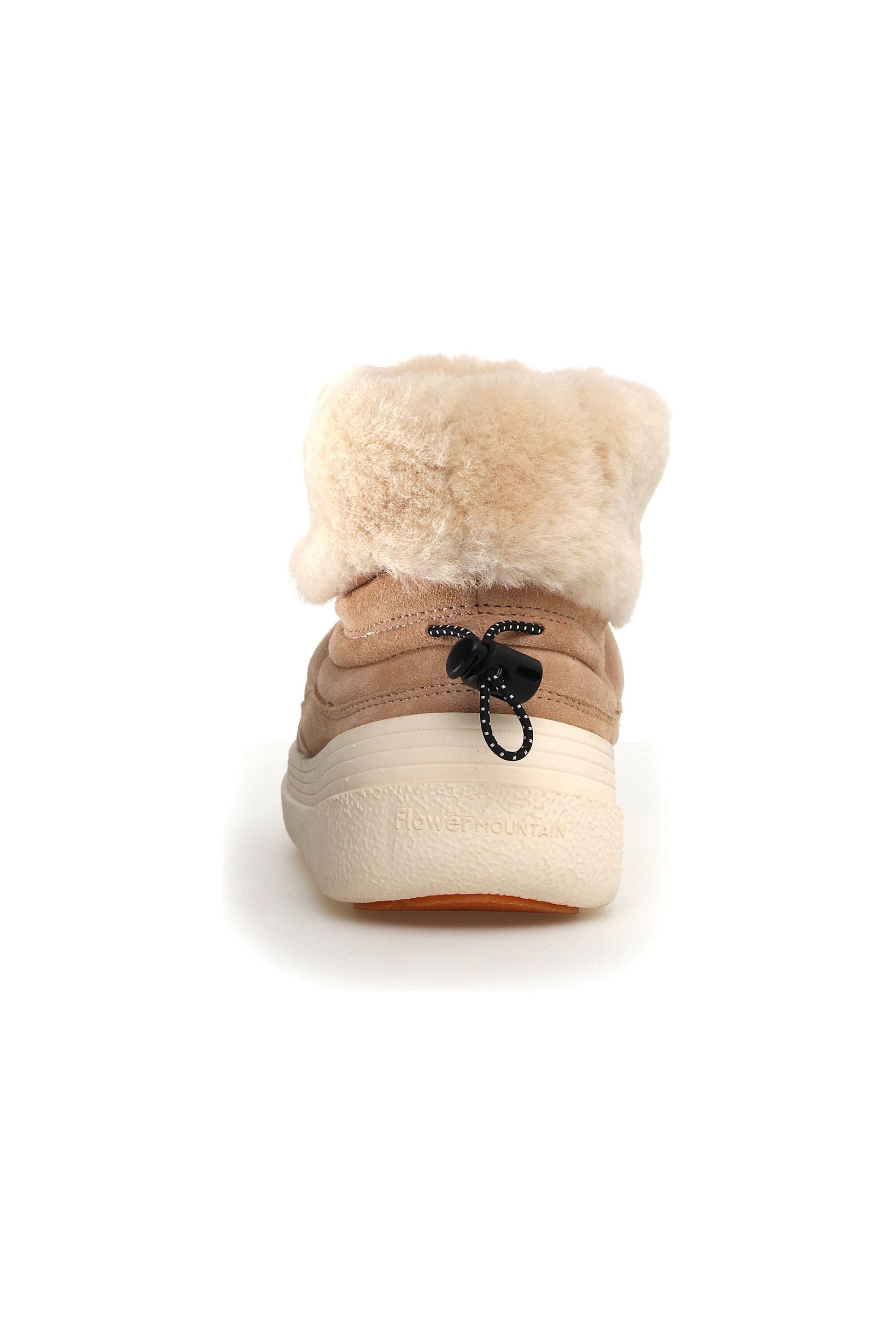 Fami Suede/Shearling Mid Boot - Light Brown - DUNE + SALT