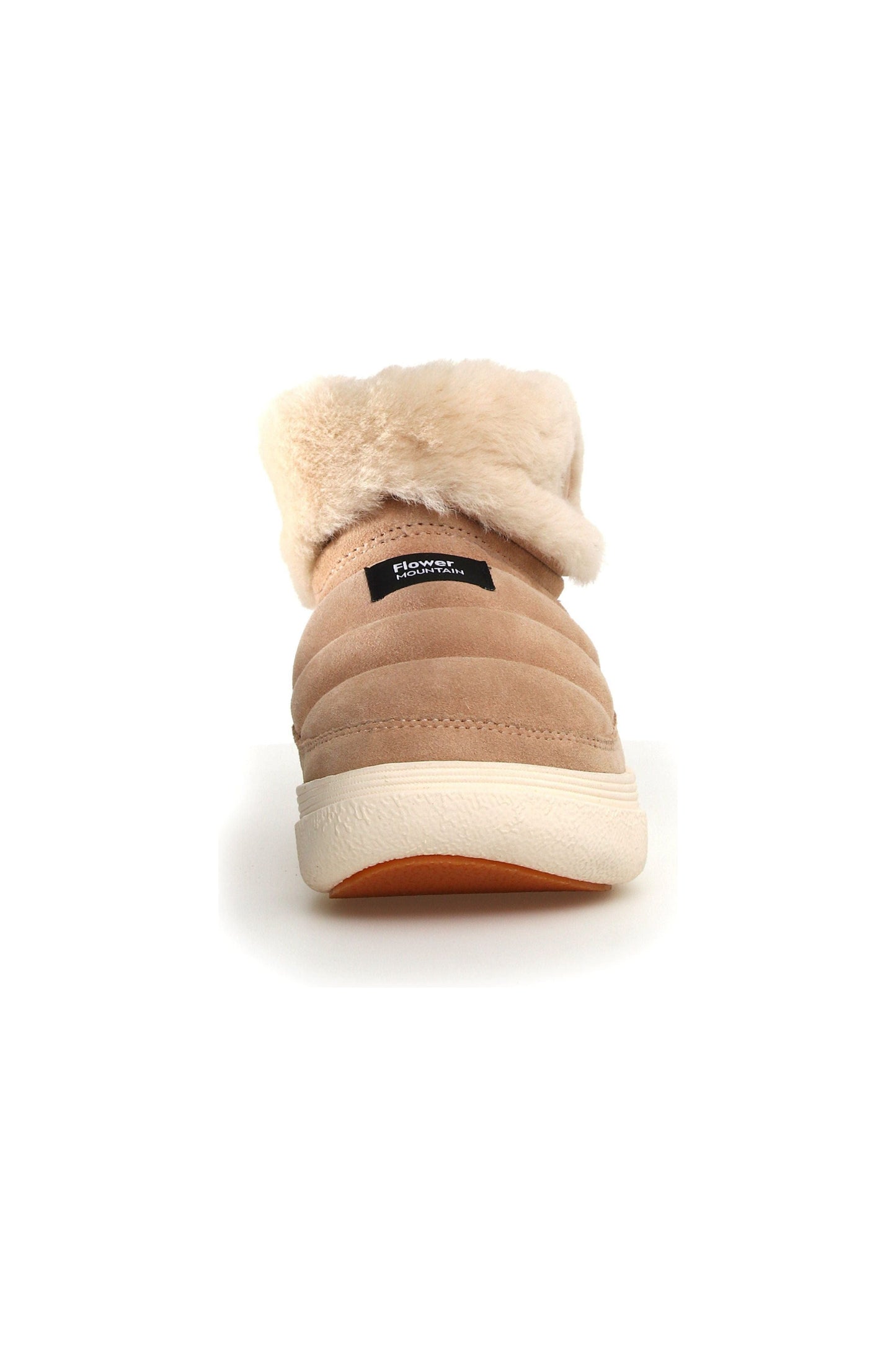 Fami Suede/Shearling Mid Boot - Light Brown - DUNE + SALT