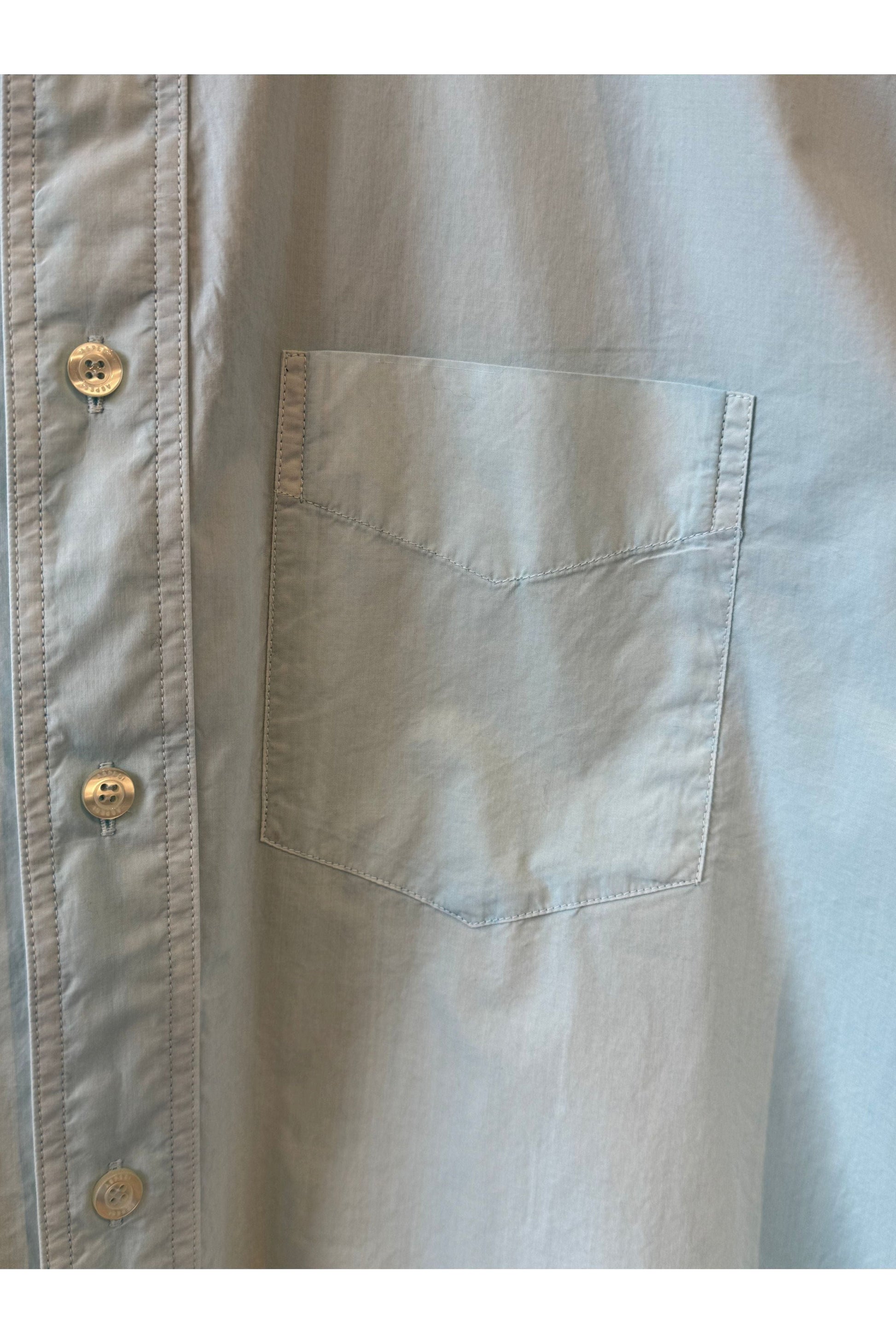 Fred Garment-Dyed Shirt - Sky Blue - DUNE + SALT