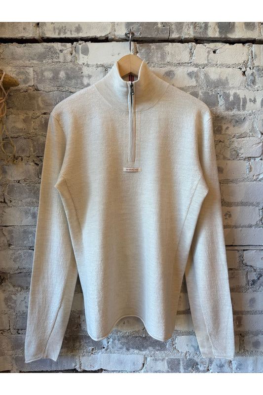 Men's Boiled Half Zip - Oatmeal - DUNE + SALT