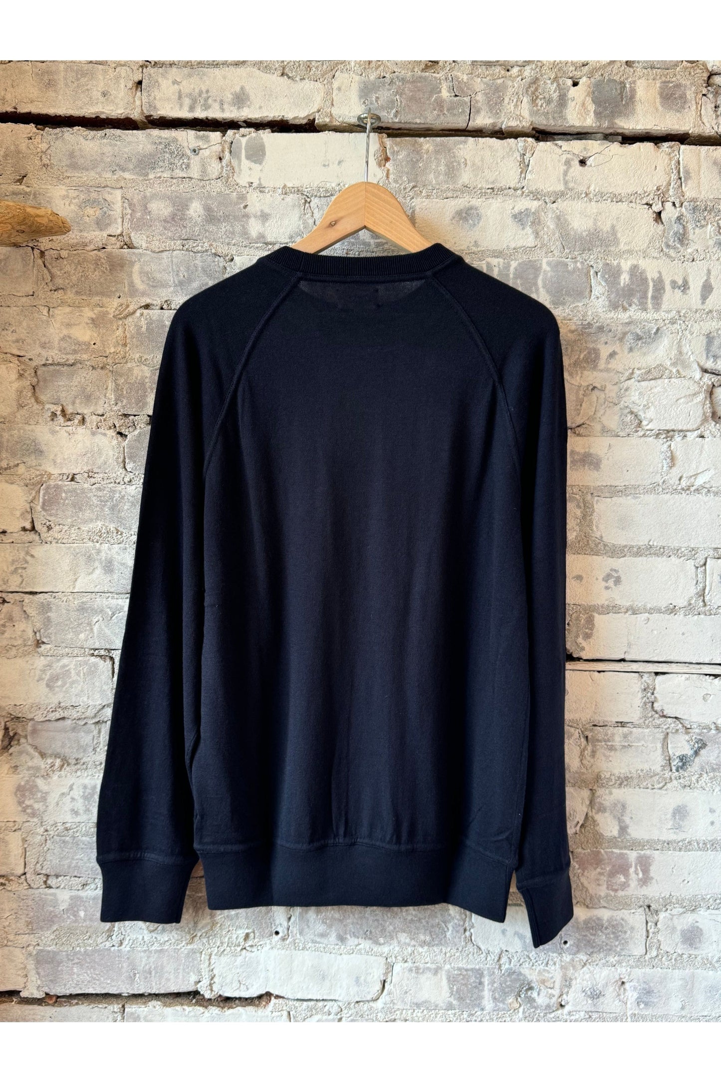 Pima Cotton & Cashmere Sweater - Navy - DUNE + SALT