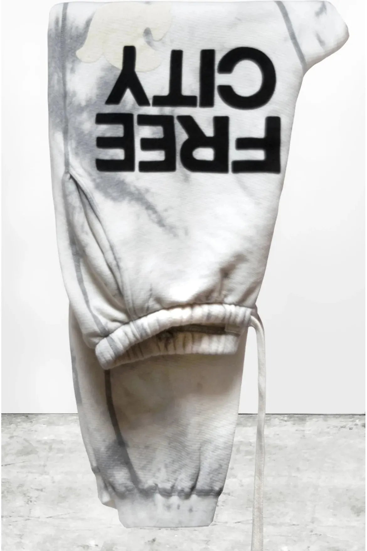 SUPERBLEACHOUT FREECITYLARGE Pocket Sweatpant - White Storm - DUNE + SALT