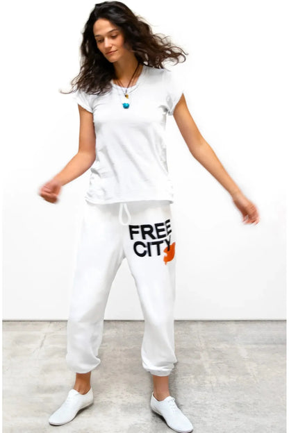 FREECITYLARGE sweatpant - ballerina golden - DUNE + SALT