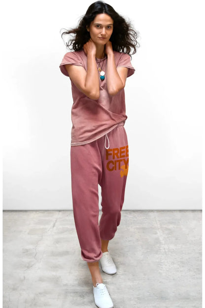 FREECITYLARGE sweatpant - moonshrooms/blues - DUNE + SALT