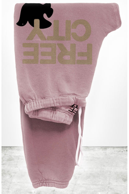 FREECITYLARGE sweatpant - ballerina golden - DUNE + SALT