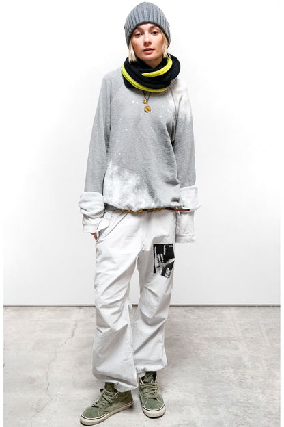 LUCKY RABBIT sweatshirt - moonshrooms blue - DUNE + SALT