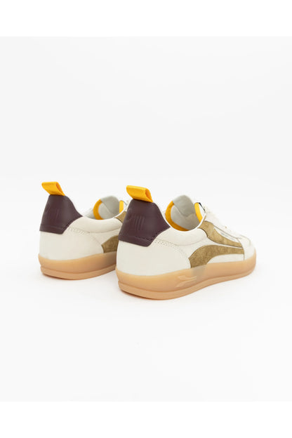 Fez Court Sneaker - Ivory/Gum - DUNE + SALT