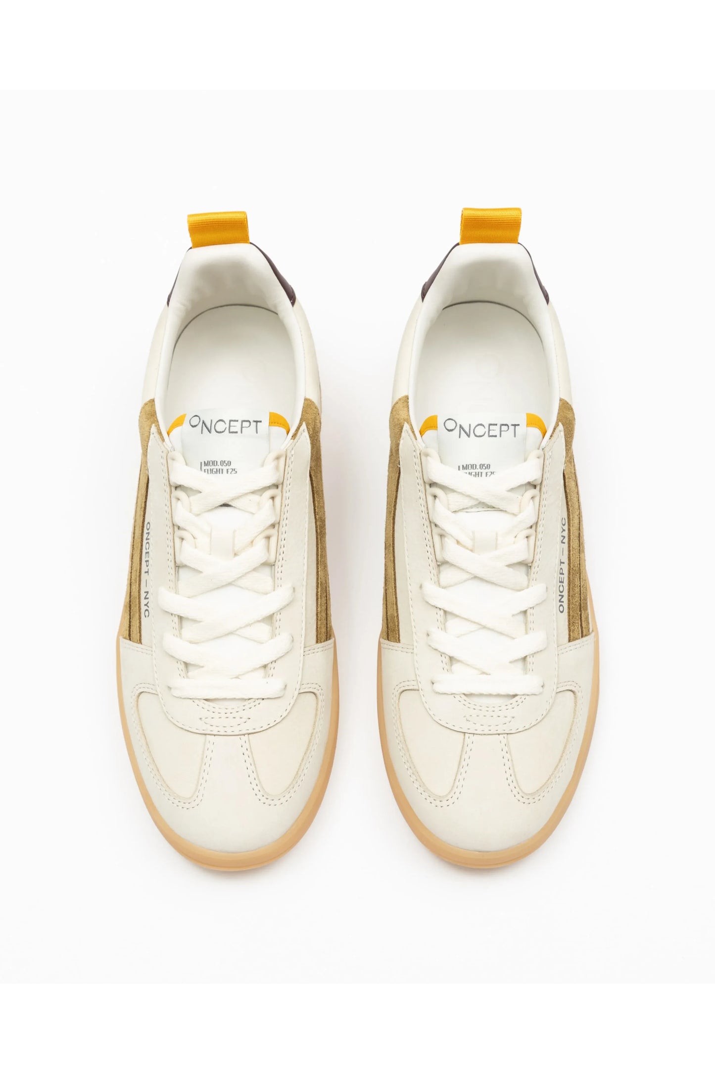 Fez Court Sneaker - Ivory/Gum - DUNE + SALT