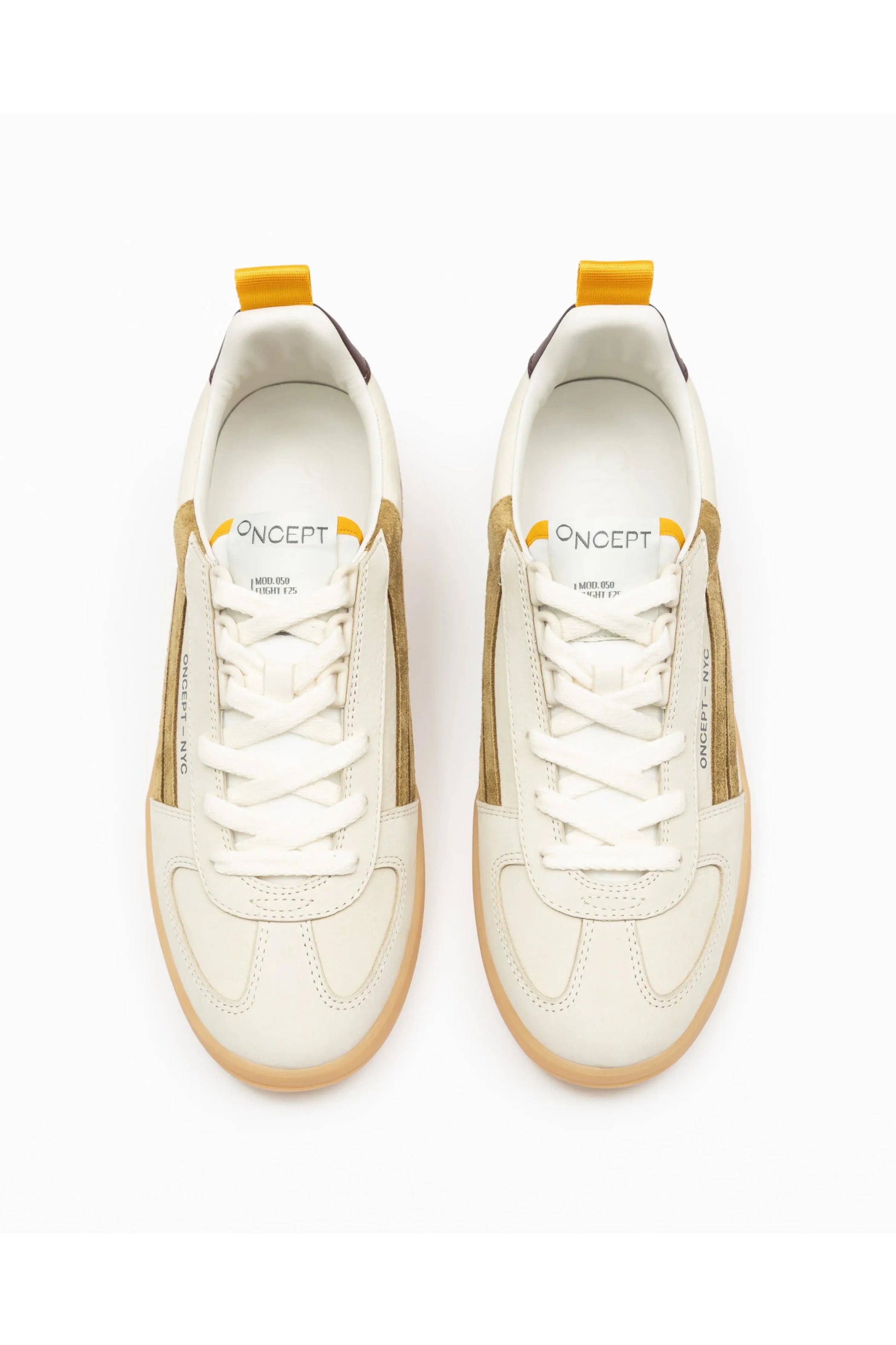 Fez Court Sneaker - Ivory/Gum - DUNE + SALT