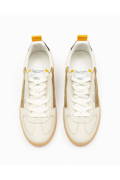 Fez Court Sneaker - Ivory/Gum - DUNE + SALT
