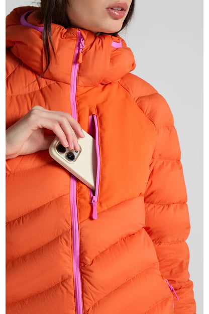 Wildpuff Packable Removable Hood Jacket - Spicy