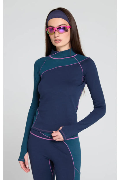 Wool Sculpt Merino Mock Neck - Slushi