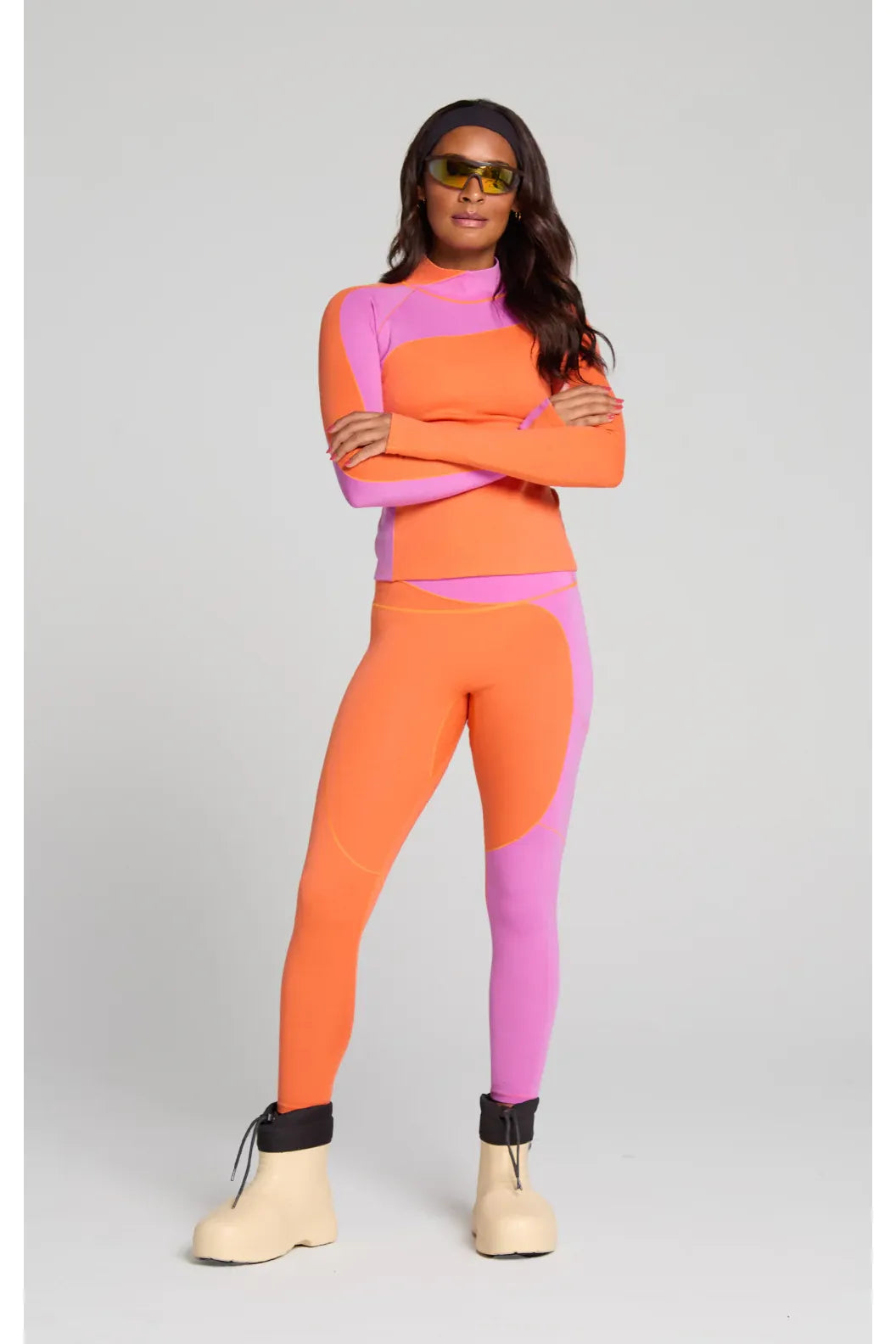 Wool Sculpt Merino Baselayer Legging - Spicy