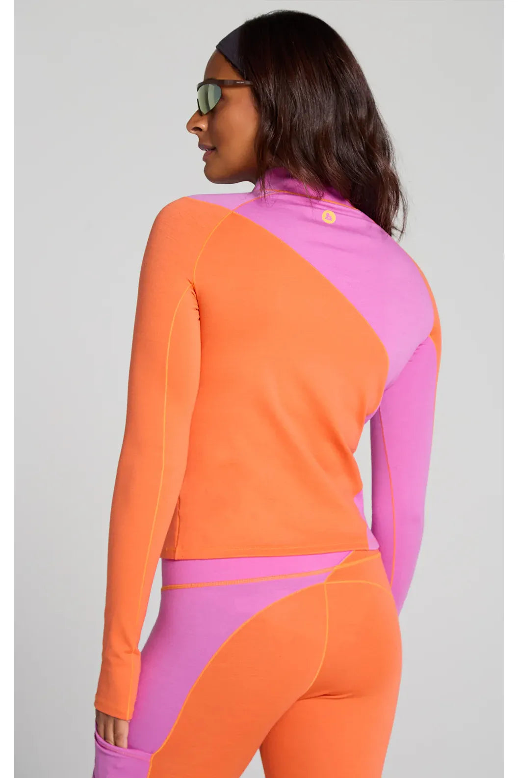 Wool Sculpt Merino Mock Neck - Spicy