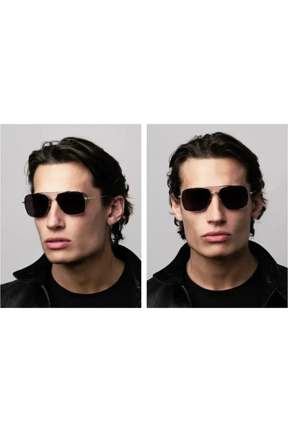 Flight Seven Glasses - Black Palladium/Black Enamel - DUNE + SALT