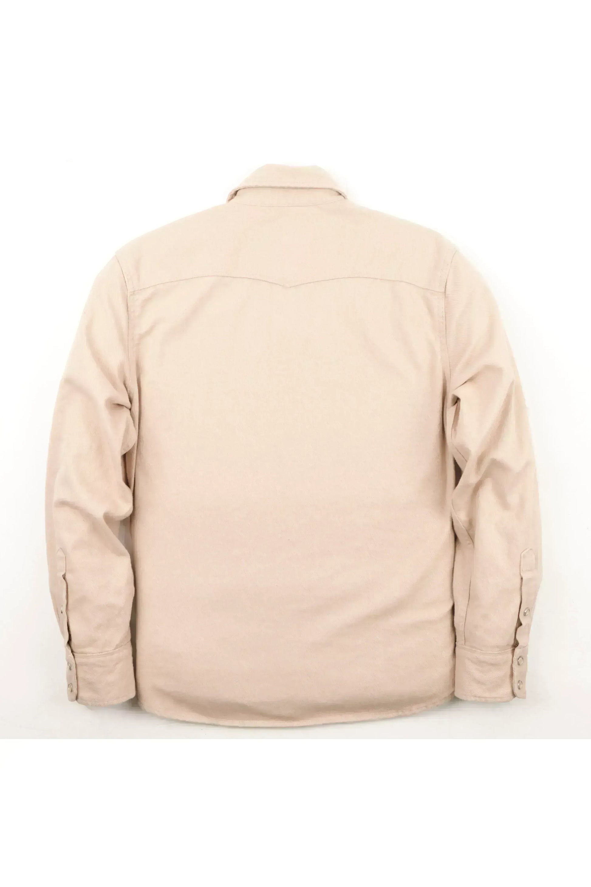 Bodie Acorn Pocket Western Shirt - Cream Twill - DUNE + SALT