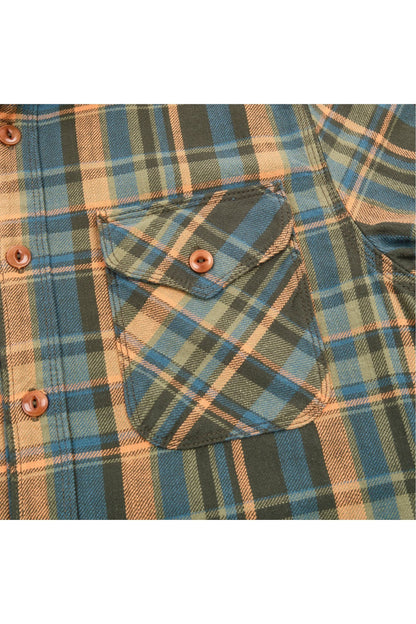 Wells Workwear Shirt - Evergreen Plaid - DUNE + SALT