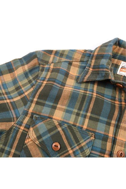 Wells Workwear Shirt - Evergreen Plaid - DUNE + SALT