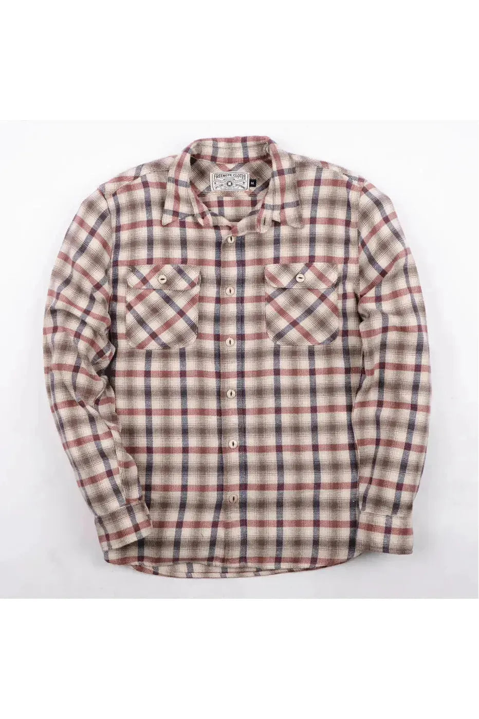 Jepson Woven Shirt - Cream Plaid - DUNE + SALT