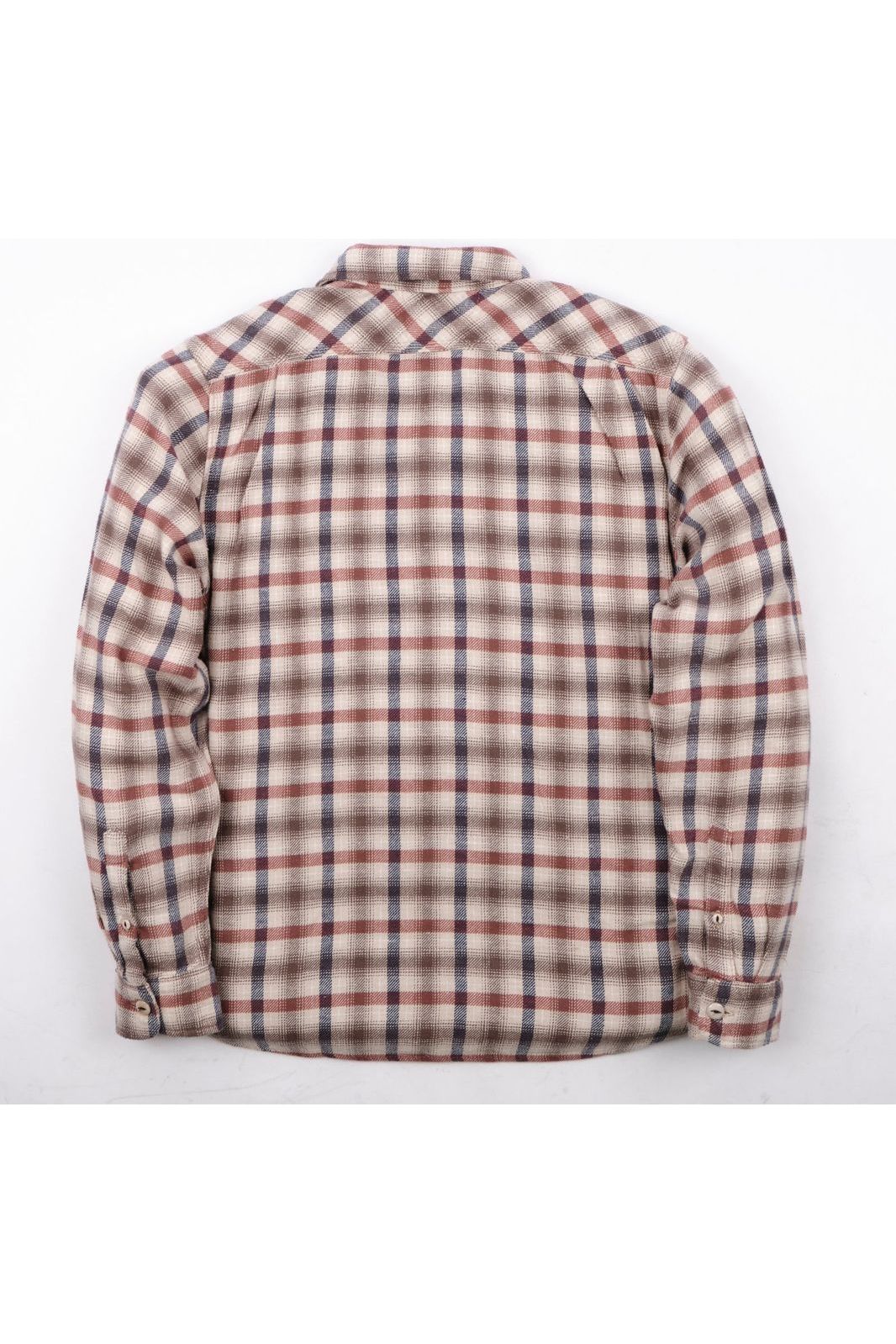 Jepson Woven Shirt - Cream Plaid - DUNE + SALT