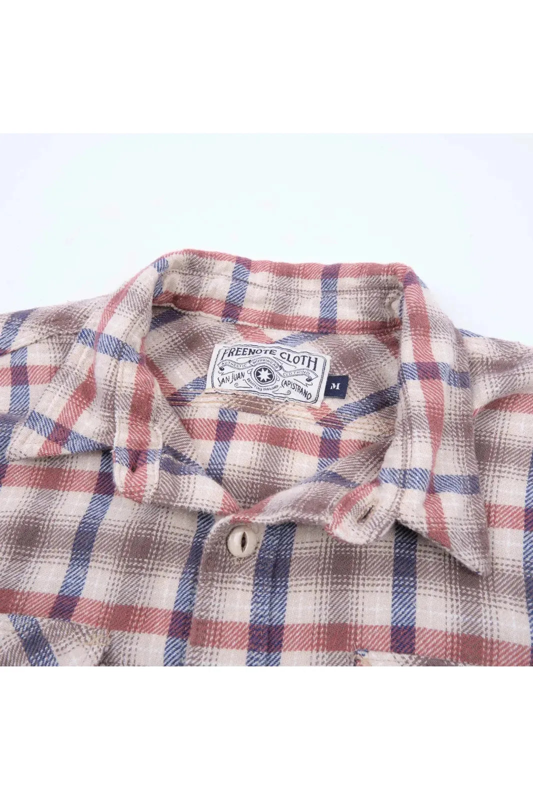 Jepson Woven Shirt - Cream Plaid - DUNE + SALT