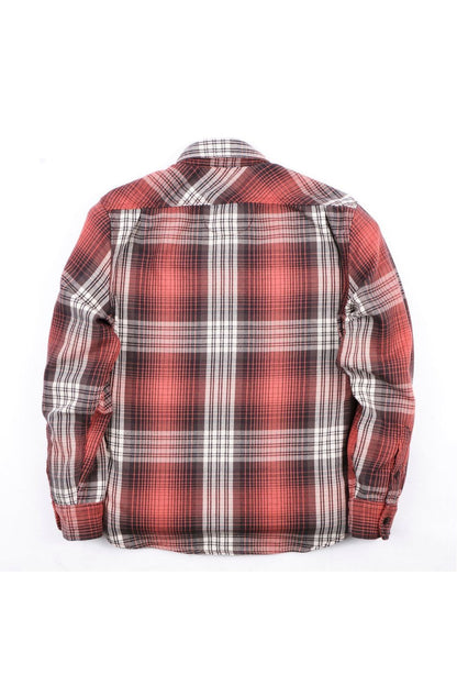 Wells Plaid Shirt - Ibis Red - DUNE + SALT