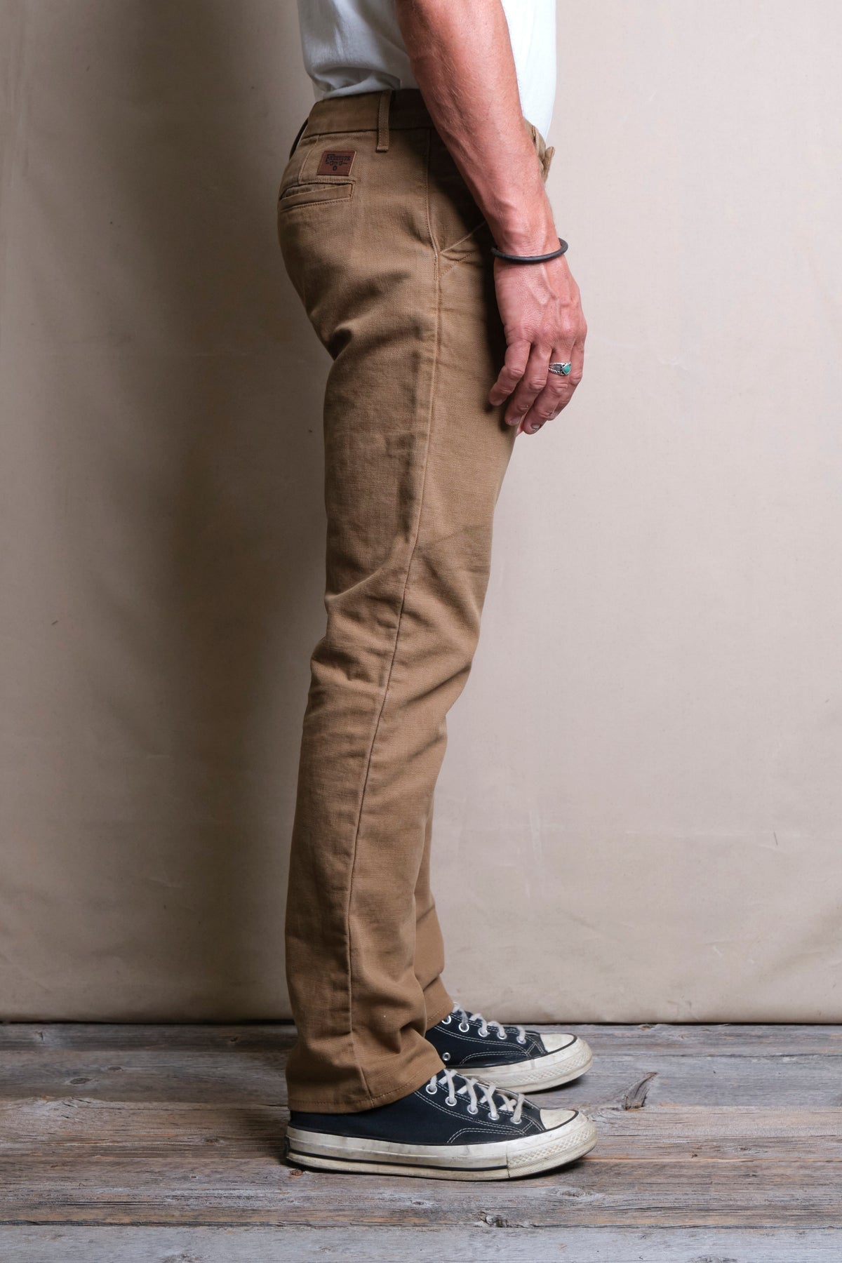 14 Ounce Slub Worker's Chino - Tan - DUNE + SALT