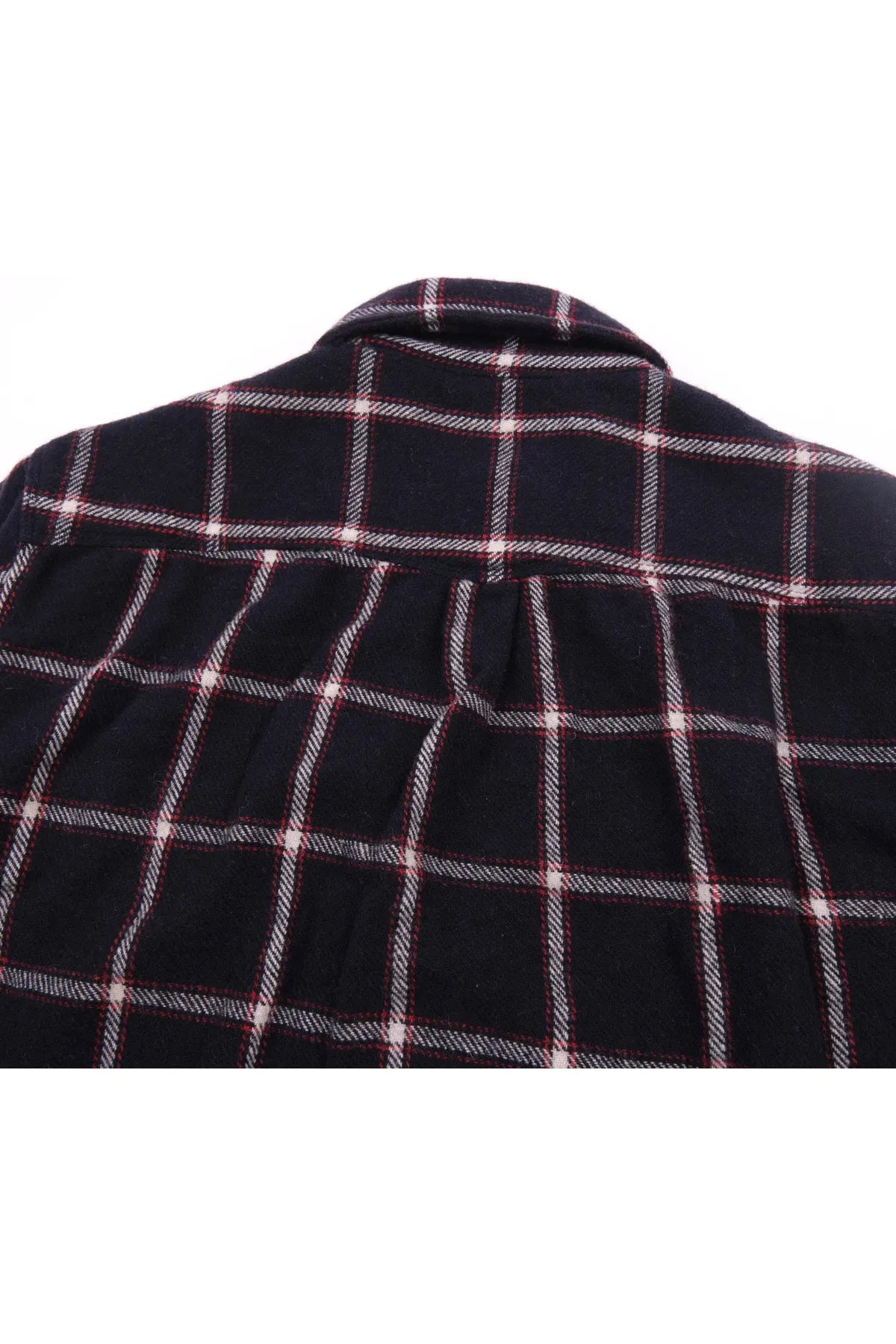 Kamas Wool Plaid Shirt - Navy - DUNE + SALT